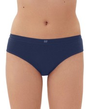 GAP GapBody Women's 1-Pack Logo Comfort Hipster Panty Underwear, Elysian Blue
