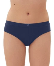 GAP GapBody Women's 1-Pack Logo Comfort Hipster Panty Underwear, Elysian Blue