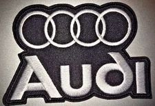 AUDI Embroidered Iron/Sew On Patch 4.5"X3"  SHIPPED USA
