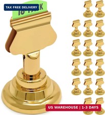 Table Number Holders 16pc Premium Gold Metal Place Card Holders for Wedding Pa