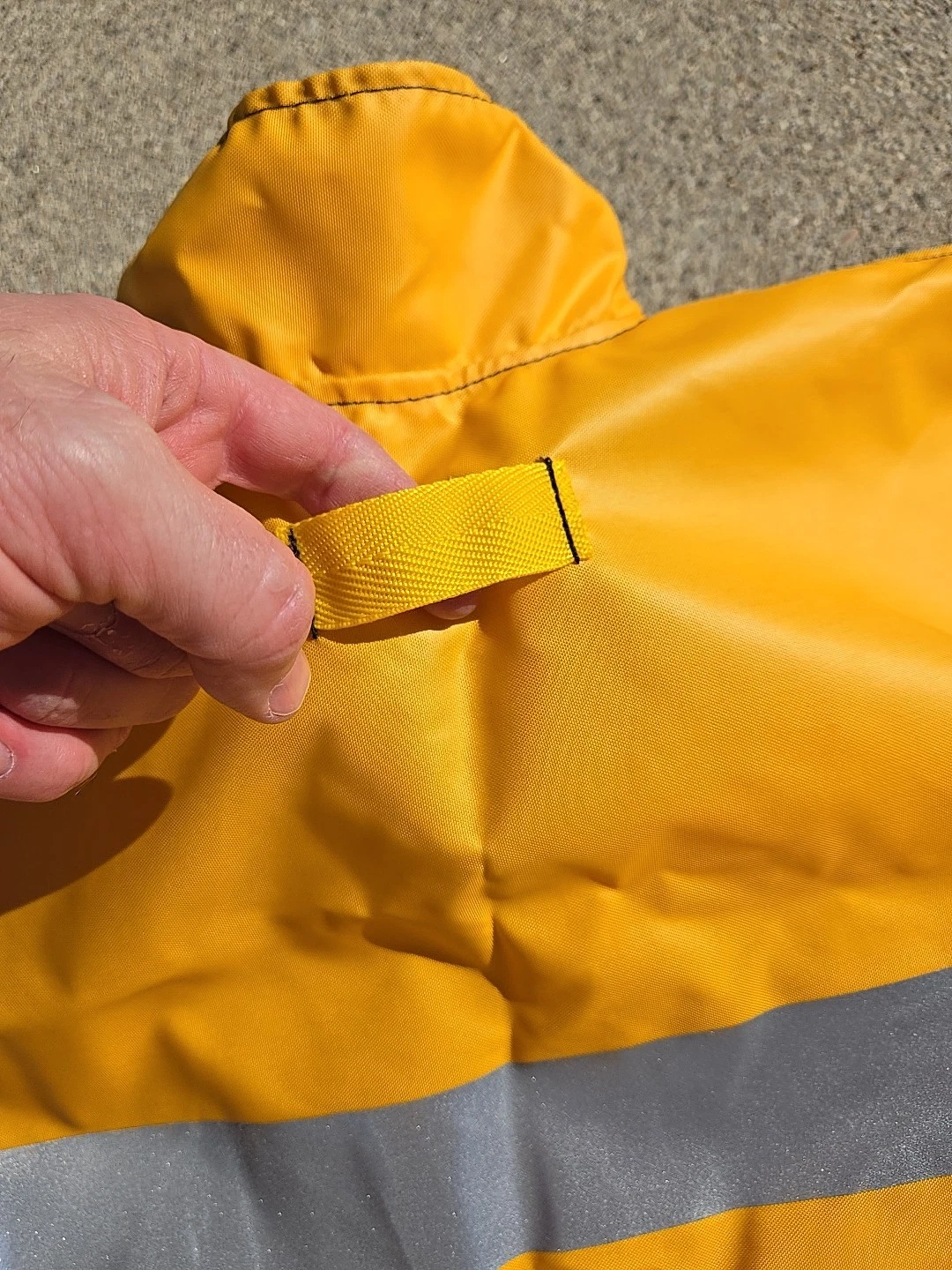 Heavy Weight Hi-Vis Reflective Slicker Jacket (Yellow) Made In USA, NWOT π₯ - product detail image 13
