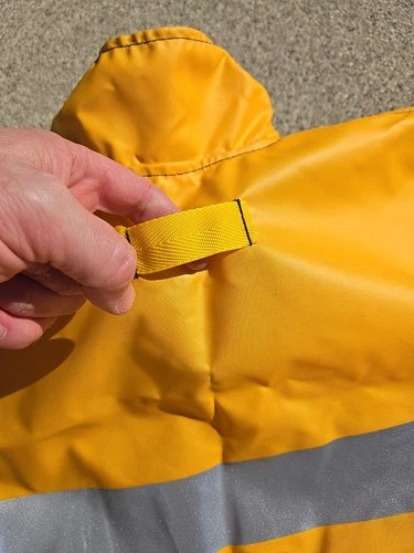 Heavy Weight Hi-Vis Reflective Slicker Jacket (Yellow) Made In USA, NWOT 🔥  image 13