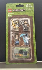 Lego Minecraft 853610 Minifigure Accessory Skin Pack NEW SEALED