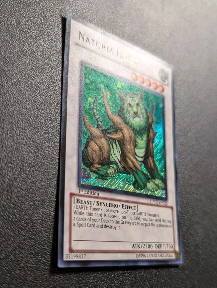 Naturia Beast HA02-EN026 Secret Rare 1st Edition LP - Image 3 of 4