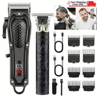 Professional Hair Clippers Electric Mens Beard Trimmer Set Razor Shaver Cordles