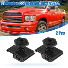 2 Pcs Adjustable Hood Bumper Buffer No.55276482AB Fit for Dodge for Ram 2500