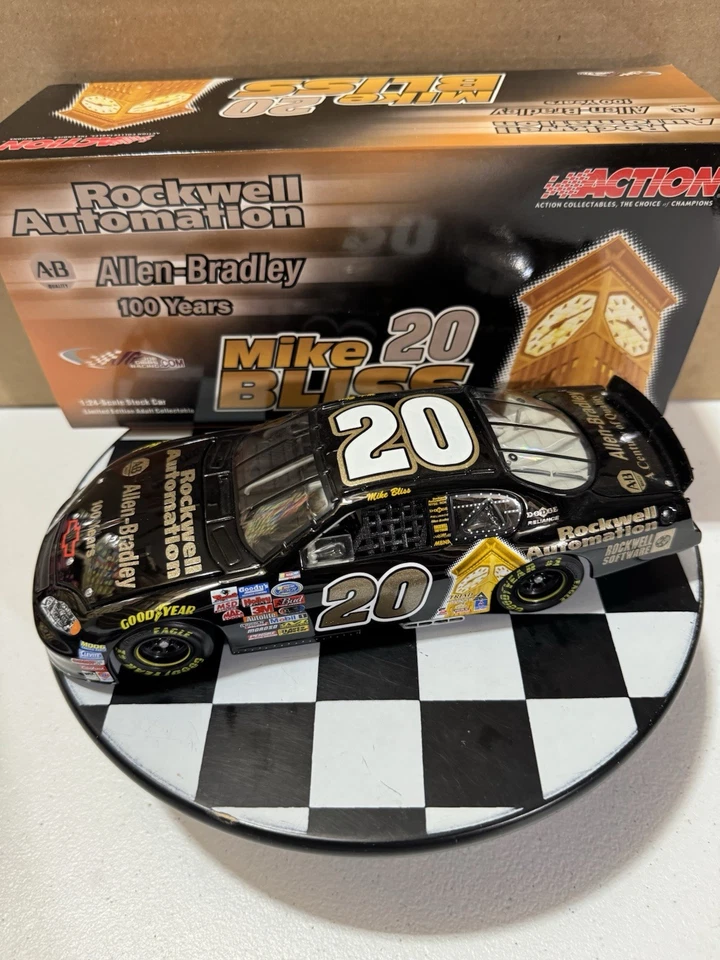 RARO* Mike Bliss #20 Rockwell Automation Bell Tower 1/24 2003 Nascar Diecast Foto 2 de 4