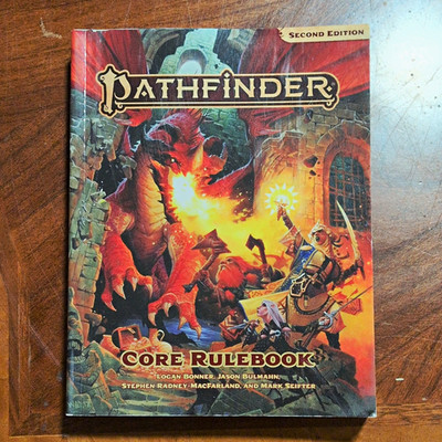 Paizo Pathfinder 2E Core Rulebook Hardcover 2019 PZO2101 Age 16+ Years