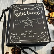 A Guide To Witchcraft Crossbody Bag Looks Like Book Hot Topic Halloween Goth