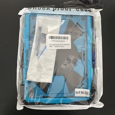 For Apple iPad 10th Gen/iPad Case 360 Rotating Shockproof Black/Blue