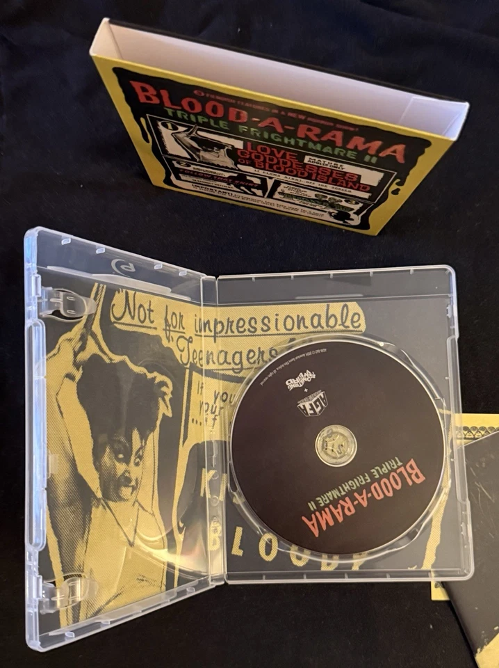 Blood-A-Rama Triple Frightmare II Bluray w/ OOP slipcover Vinegar Syndrome AGFA - Image 2 of 4