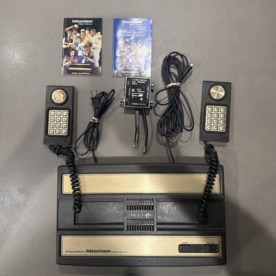 Mattel Electronics Intellivision 2609 Game Console with 10 games & 2 game books