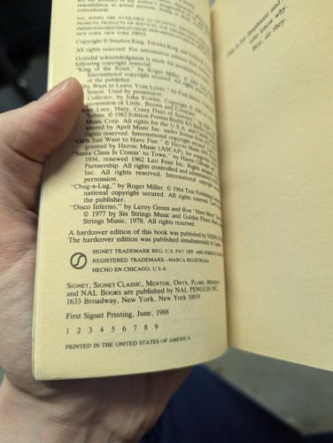 Misery by Stephen King - Signet Horror Paperback - Picture 5 of 5