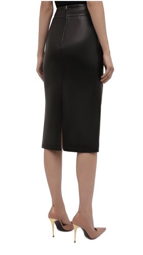 Tom Ford Black Leather Skirt - With Tags- RRP$4,900 AUD 42IT - Picture 5 of 6