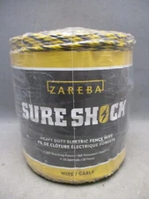 Zareba HDW1320YA-Z Sure Shock Heavy-Duty  Aluminum Polywire PVC-Coated