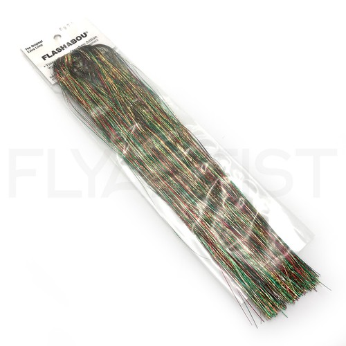 HOLOGRAPHIC FLASHABOU - Fly Tying Flash Material Musky Bucktail - 25 Colors NEW! - Picture 17 of 26
