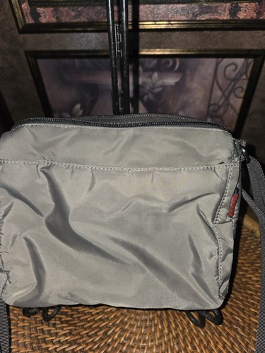 hedgren crossbody Kaki Taupe Nylon Medium Size Security RFID Handbag - Picture 4 of 12