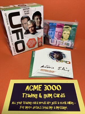 Unstoppable UFO Serie 3 WEISS BOX 19x Gold Autogrammkarten + Skizze & 54 SET