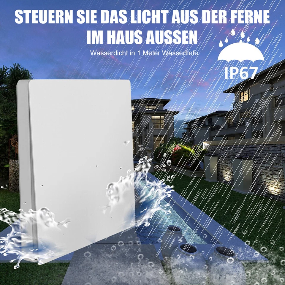 Funkschalter System batterielos KINETIC, Funk-Wand-schalter & Funk-Empfänger DHL - Bild 4 von 4