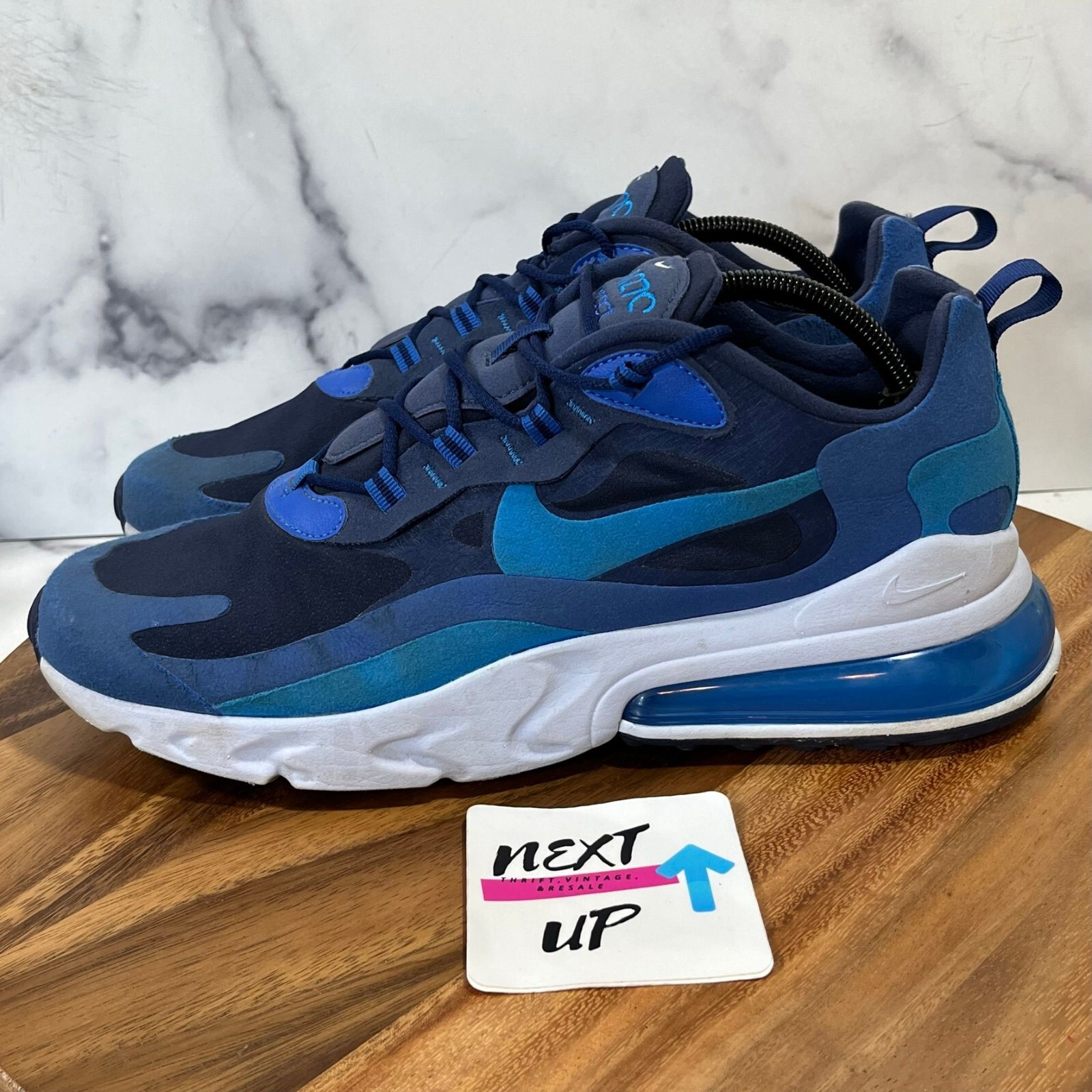 Nike Mens Air Max 270 React Blue 