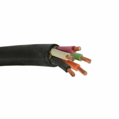 1000' 14/5 SOOW Portable Power Cable Flexible CPE Jacket Black 600V