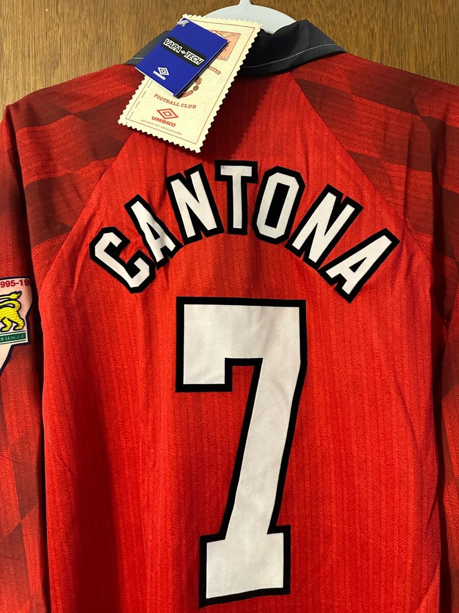 BWNT Original Manchester United 1996 1997 Long Sleeve #7 BWNT Original Manchester United 1996 1997 Long Sleeve #7