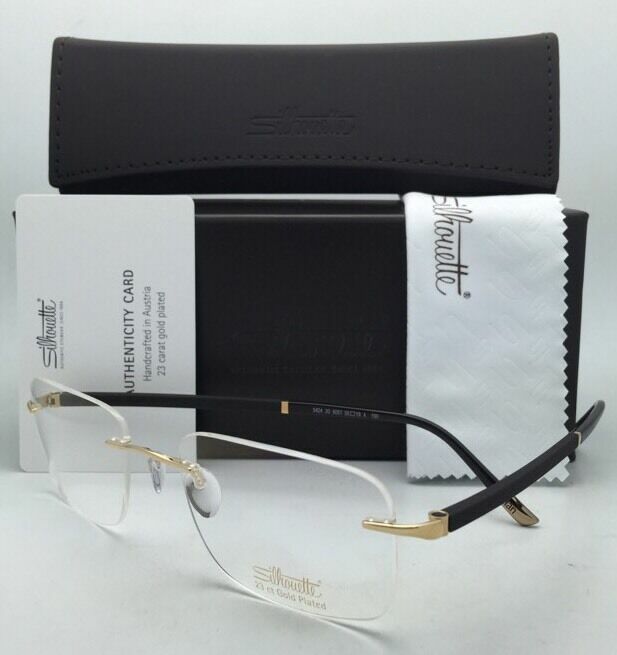 New SILHOUETTE Eyeglasses HINGE C-2 5424 20 6051 23K Gold  display picture 3