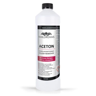 UV Gel Polish/Shellac Remover - Aceton 1000 ml  für UV Nagellack Maniküre