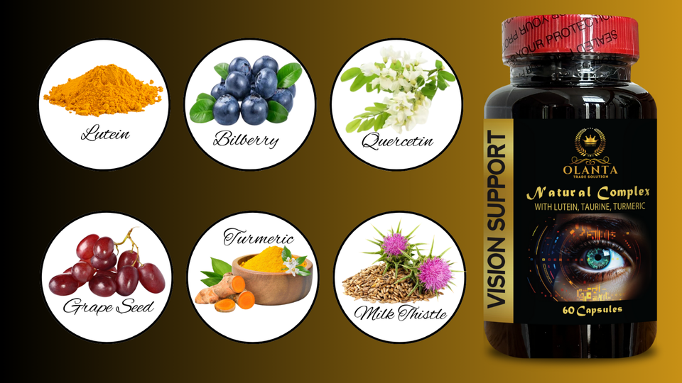 VISION SUPPORT SUPPLEMENT Eye Vitamin & Mineral Supplement with