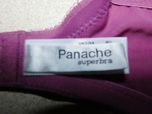 Panache Super Bra Womens Underwire Purple Style Elsa 6691 Size 30E NEW - Picture 3 of 5