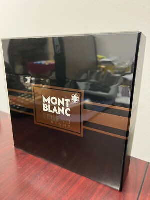 MONTBLANCE LEGEND NIGHT POUR HOMME 3 PIECES SET :3.3 Spray +0.25