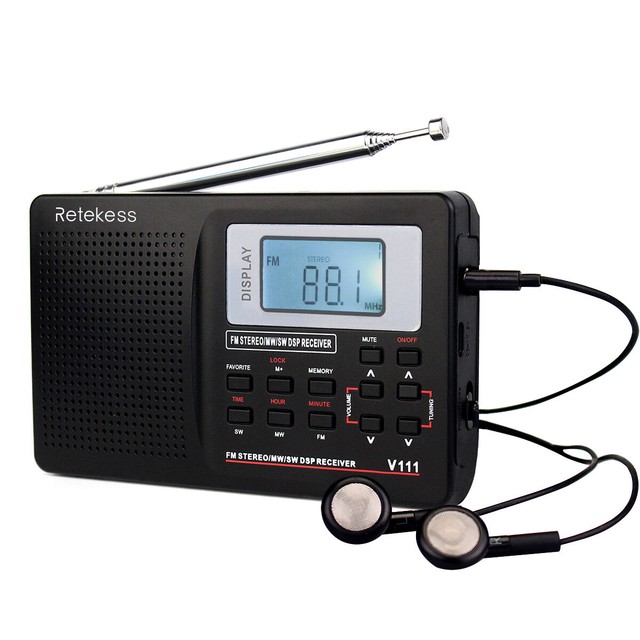 Retekess V111 Tragbares Radio UKW AM SW Stereo Lautsprecher Kopfhörer für Gehen Retekess V111 Tragbares Radio UKW AM SW Stereo Lautsprecher Kopfhörer für Gehen