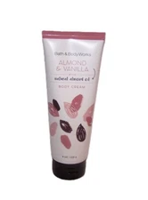 Bath & Body Works Almond & Vanilla Body Cream 8 oz with Natural Almond Oil