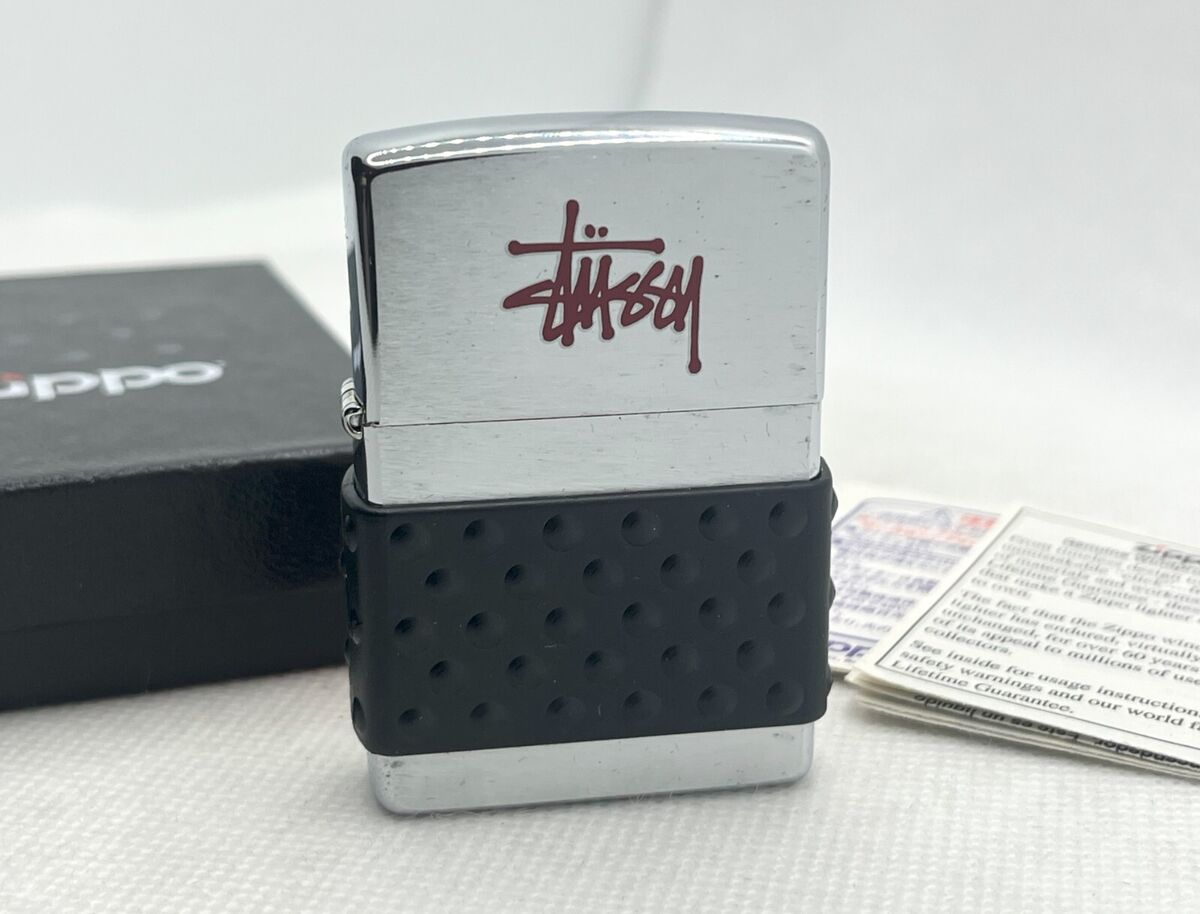 Unused ZIPPO 2000 Limited Model STUSSY Zip-Guard Logo Unused ZIPPO 2000 Limited Model STUSSY Zip-Guard Logo