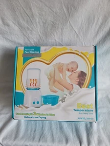 Portable Baby Biberon Warmer sans fil, rechargeable, 8 Adaptateurs, 5 Contrôle de température