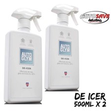 2x AutoGlym - De-Icer DeIcer 500ml - High Performance Winter Formula BUNDLE DEAL