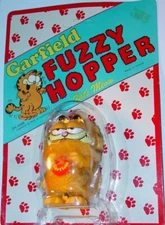 GARFIELD FUZZY HOPPER VINTAGE 1978 PLASTIC TOY STILL IN PACKAGE NOS Jim Davis