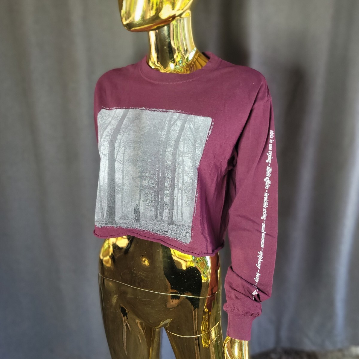 ミュージシャン TAYLOR SWIFT cropped T-shirts Blink Of A Crinkling Eye Crop T-Shirt – Taylor Swift
