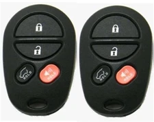 2 New TOYOTA  REMOTE FOB TRANSMITTER ALARM GQ43VT20T / 4 BUTTON USA Seller A+++