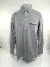 CRIQUET - NEW w TAG - PLAYERS Pullover Knit Embroidered Logo Rugby Mens M Shirt