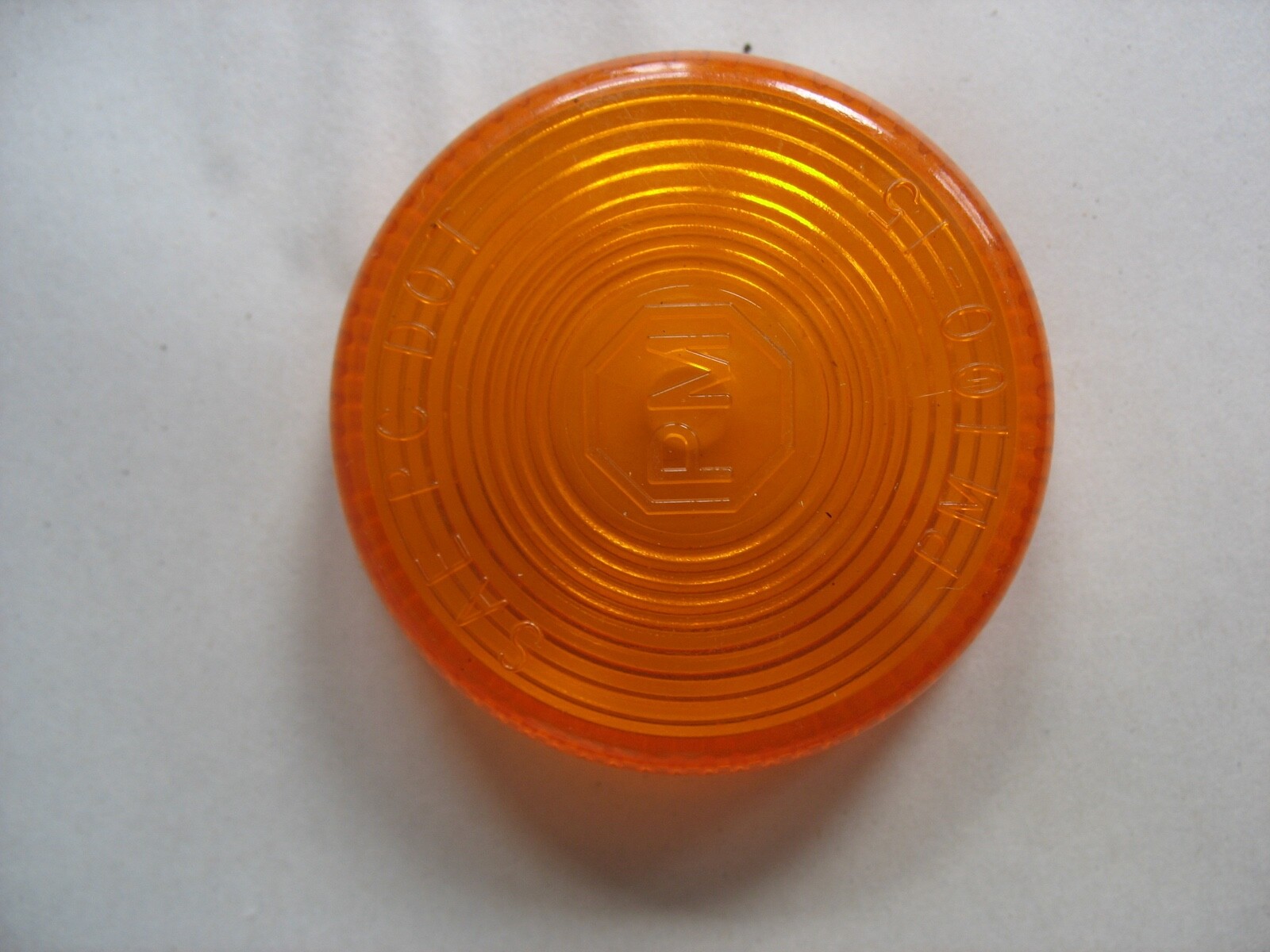 New NOS 10015 PM LENS ROUND SIDE MARKER AMBER/ 2" DIAMETER Lot of 6 eBay