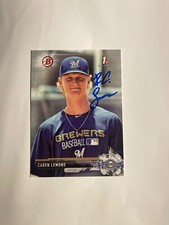 Milwaukee Brewers CADEN LEMONS Signed Card