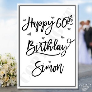 Buon Compleanno Segno Card Nozze Battesimo Laurea Battesimo Festa Di Fidanzamento Ebay