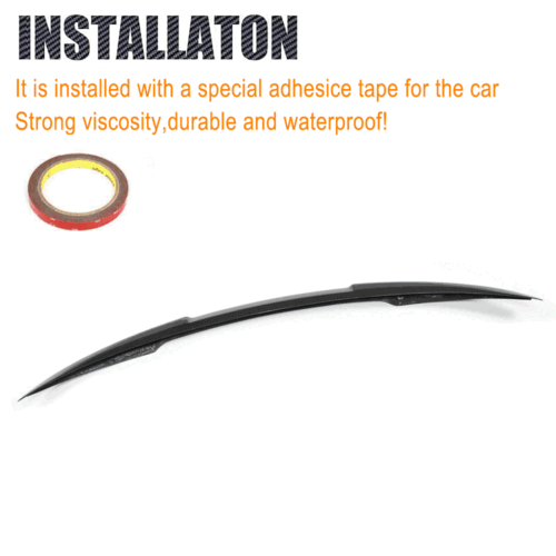 Se adapta a BMW Serie 4 F82 M4 Coupé 2014-2019 alerón trasero de carbono alerón labio - Imagen 9 de 11
