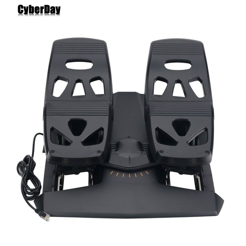 Original TFRP Flight Rudder Pedals Flight SIM Video Game for Thrustmaster NEW - Picture 2 of 7