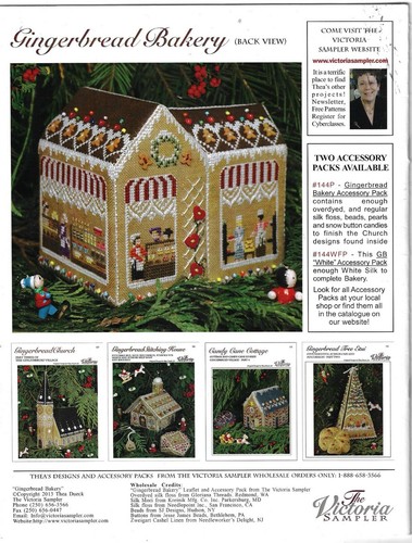 The Victoria Sampler ~Gingerbread Bakery~ Part Five of the Gingerbread Village - Picture 2 of 2