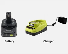 Ryobi One+ 1.5Ah 18V Lithium-ion Battery PB002 PCG002 Charger KIT-Perfect Cond