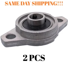 2 PCS 20mm KFL004 Pillow Block Bearing FL004 Flange Block Bearing