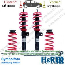 HR Monotube Gewindefahrwerk für VW Golf IV 1J1, Bj. 1998-2005