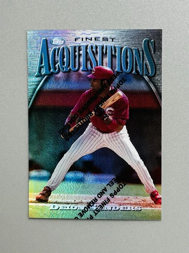 1997 Topps Finest DEION SANDERS Uncommon Silver Refractor SP (1:48) COACH PRIME!